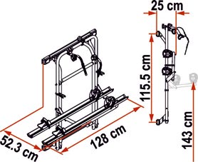 Maten bij montage op standaard hoogte Maten bij montage op standaard hoogte