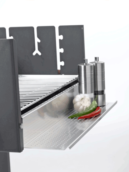 De dancook universele houder is handig voor het plaatsen van ingredienten aan de voorzijde