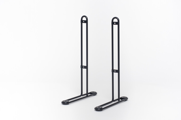 Adax vloerstandaard hoog - zwart - 33 tot 43cm - set van 2 stuks Adax vloerstandaard hoog - zwart - 33 tot 43cm - set van 2 stuks