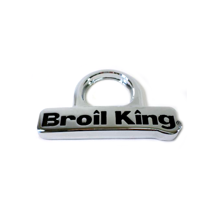 Broil King naamplaat zonder thermometer - klein Broil King naamplaat zonder thermometer - klein