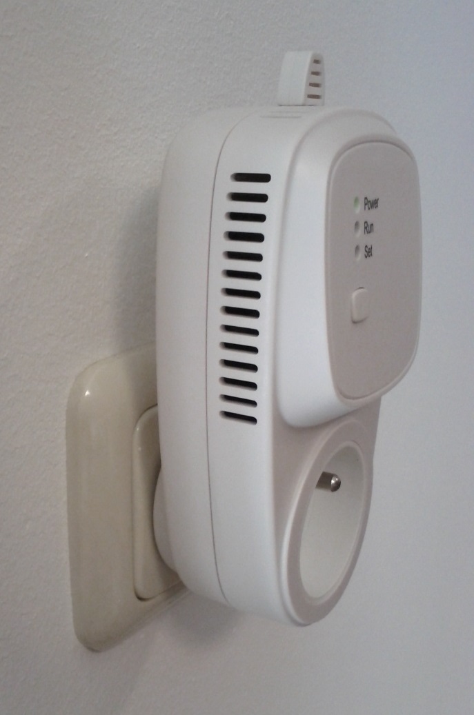 TC400 ontvanger zijaanzicht TC400 ontvanger zijaanzicht