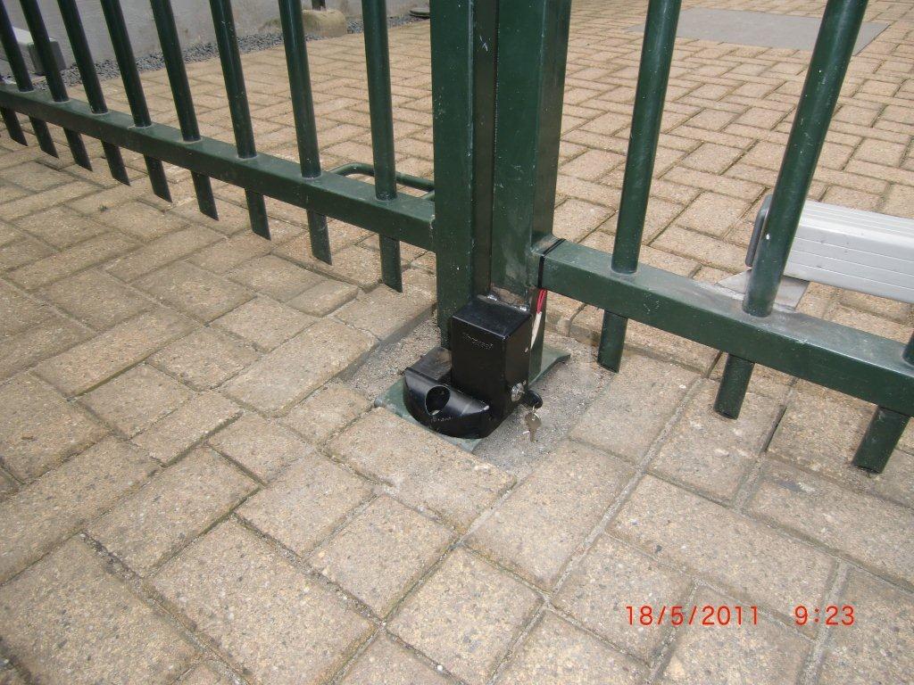 Elektromagnetisch slot en stopper set